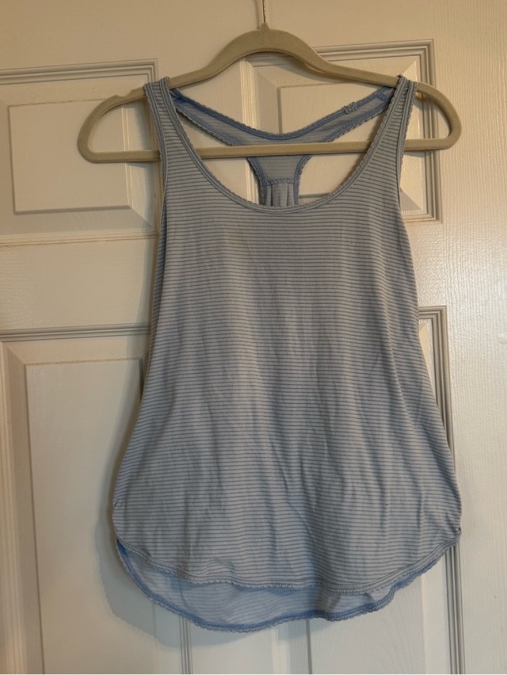 lululemon athletica Light Blue Ribbed Racerback Tank - Picture 2 of 5